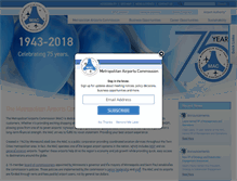 Tablet Screenshot of metroairports.org